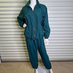 VTG NWT Catalina Jacket M Pants L Set Fully Lined Metal Decorations Tracksuit